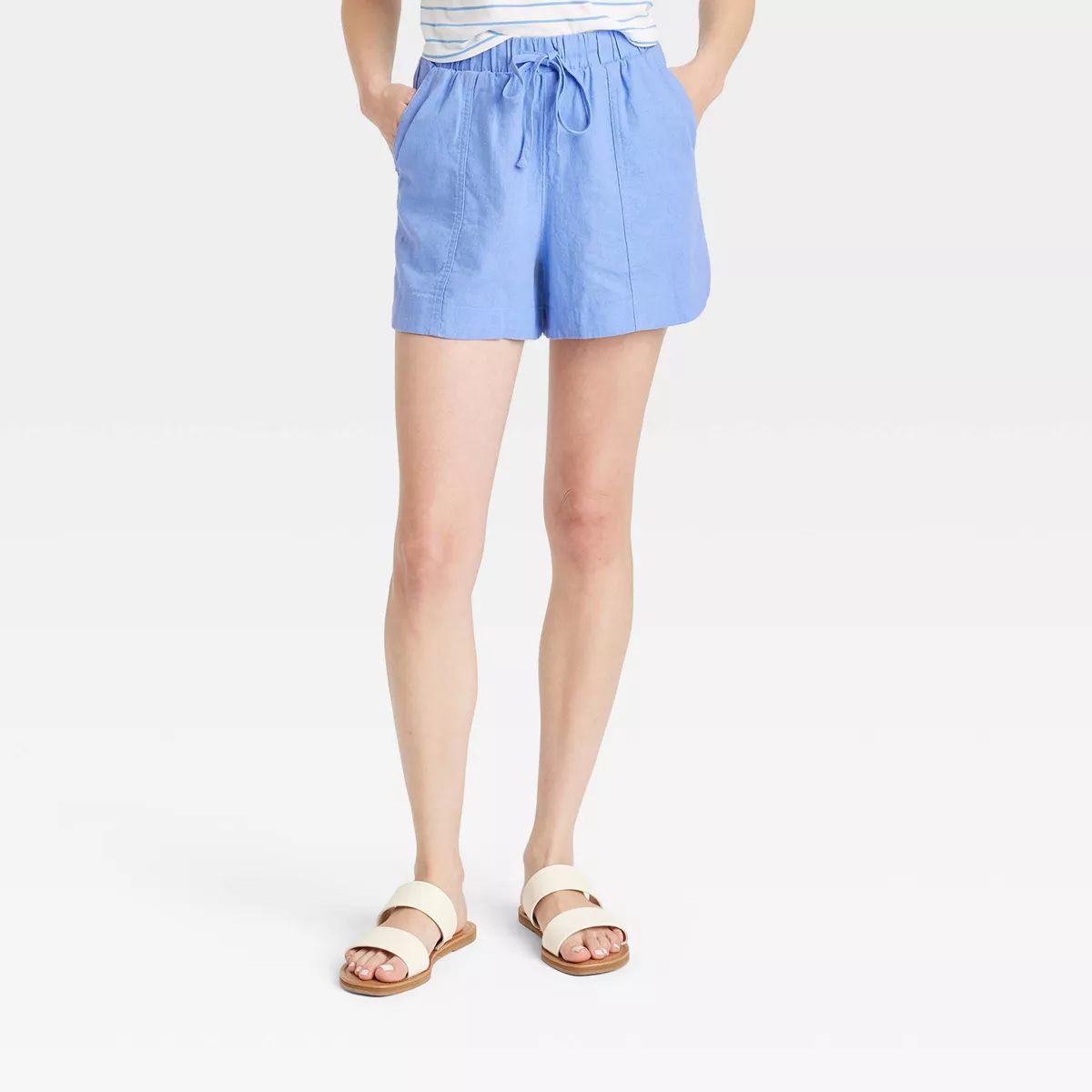 Women's High-Rise Linen Pull-On Shorts - Universal Thread™ | Target