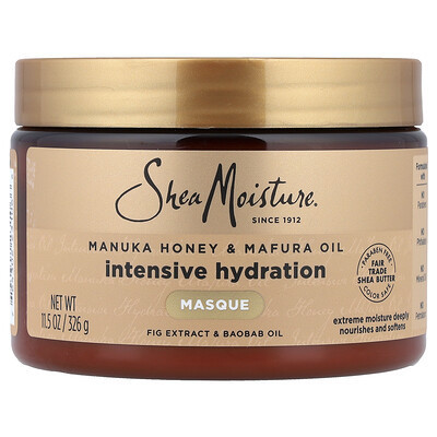 SheaMoisture, Manuka Honey & Mafura Oil, Intensive Hydration Hair Masque, 11.5 oz (326 g) | iHerb