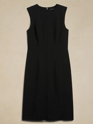 Basic Knee-Length Sheath Dress | Banana Republic Factory