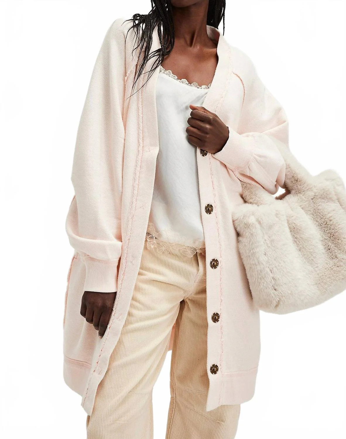 Fresh Start Cardigan In Strawberry Float | Shop Simon