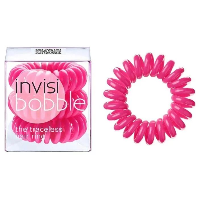 9-Pack Invisibobble Original Traceless Hair Ties, Extra Strong - Pink | Walmart (US)