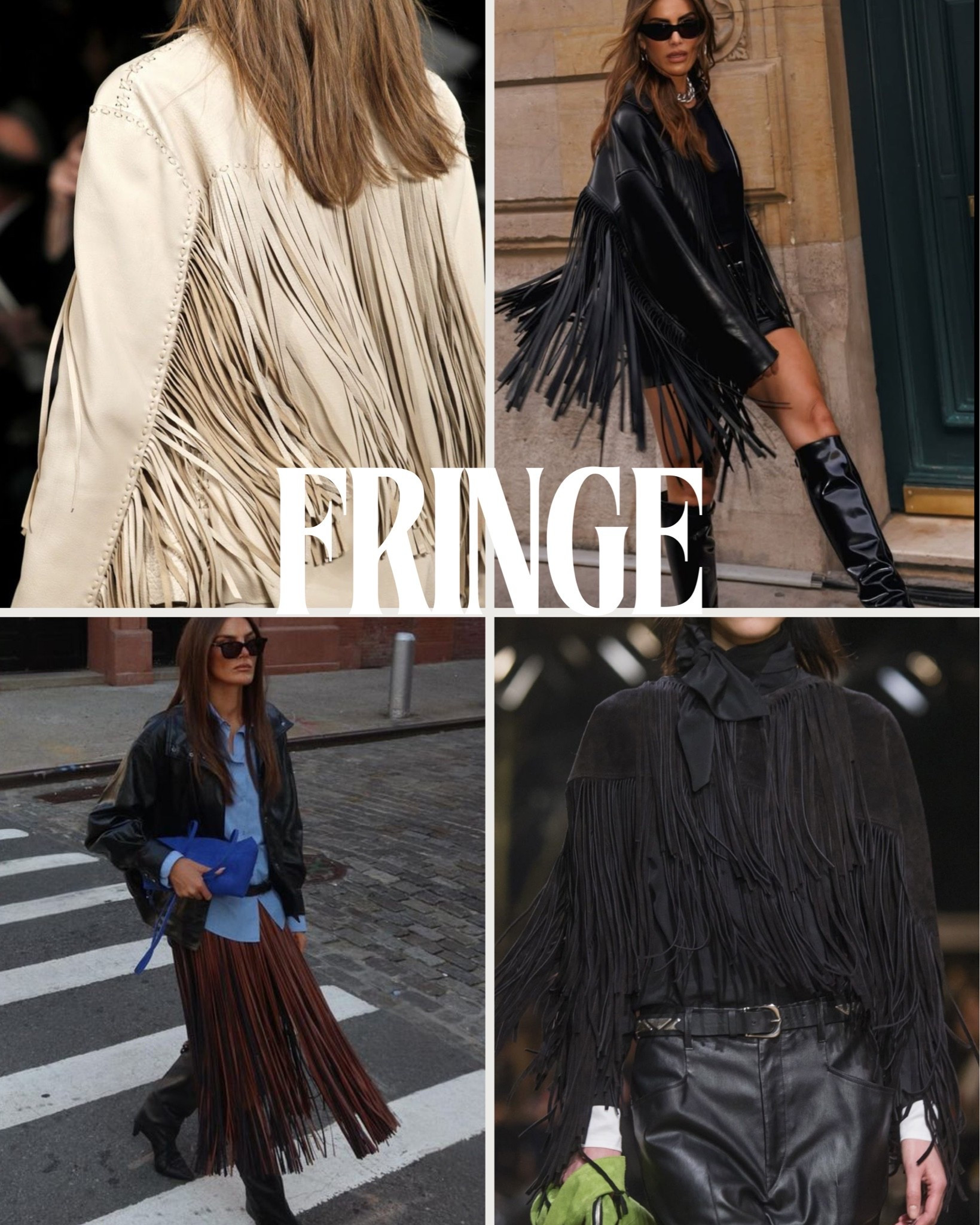 #Trendingnow #fringe #fringejackets

#LTKFashionMonth #LTKuk #LTKautumn