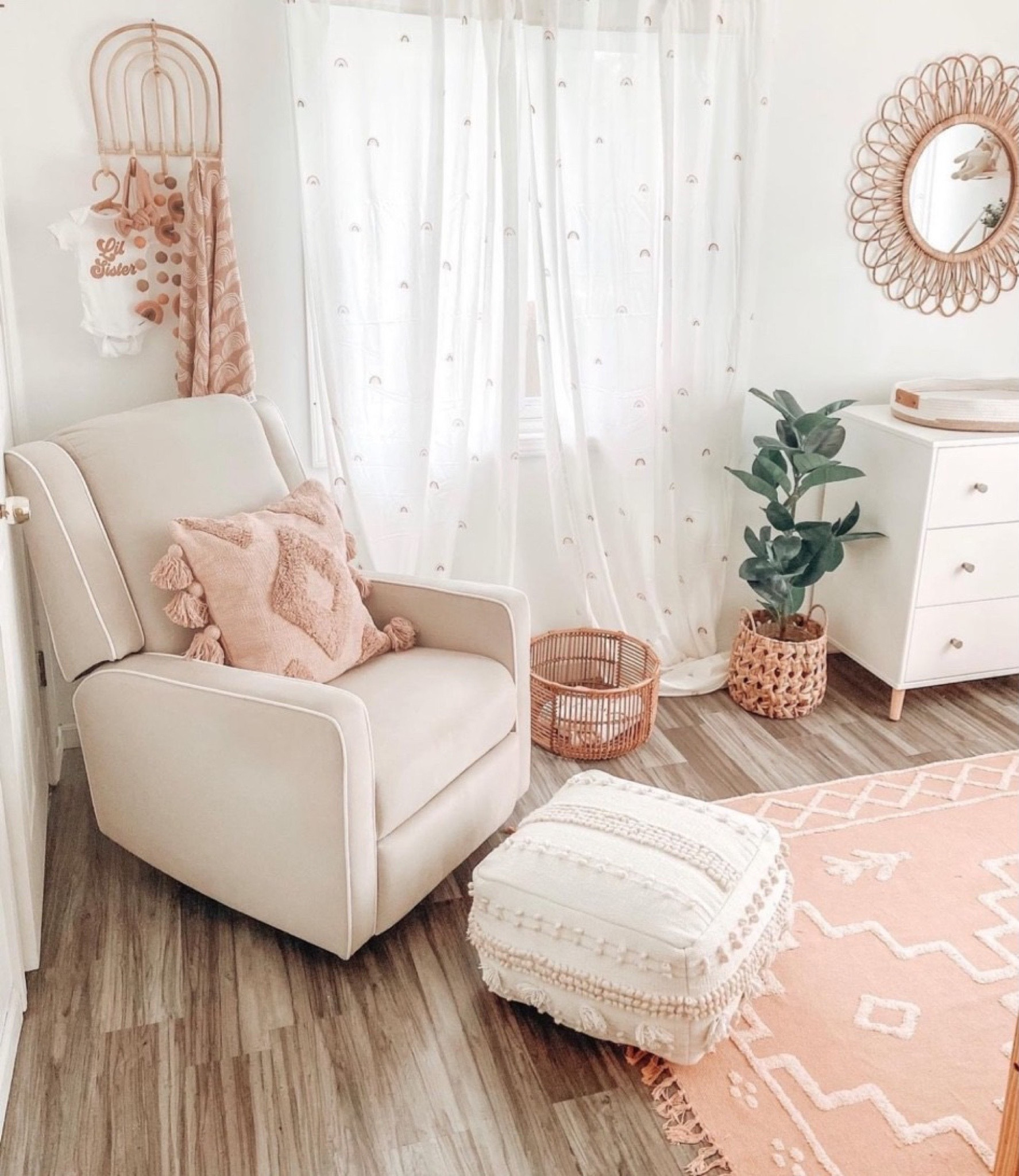Boho baby girl nursery 💗

#LTKbaby #LTKhome #LTKkids