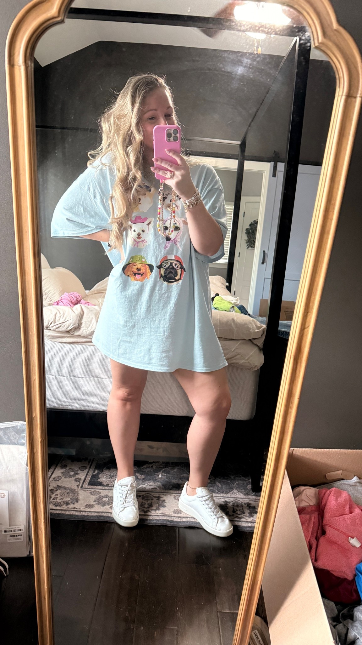 The perfect tshirt dress 💕 sized up to a XXL for the length  

#LTKMidsize #LTKWorkwear #LTKmomlife