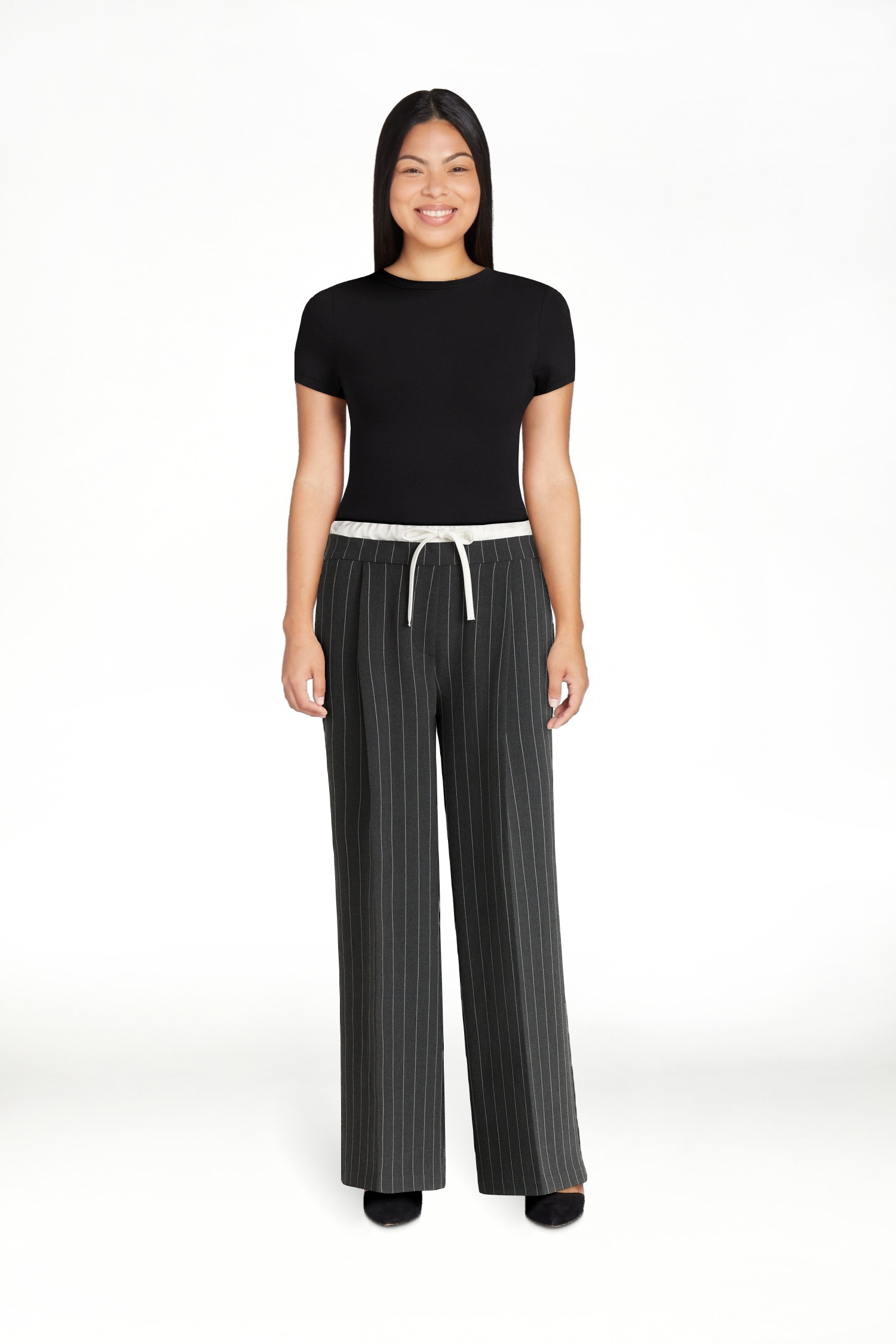Scoop Women’s and Women’s Plus Double Waisted Pants, Sizes 0-26 | Walmart (US)