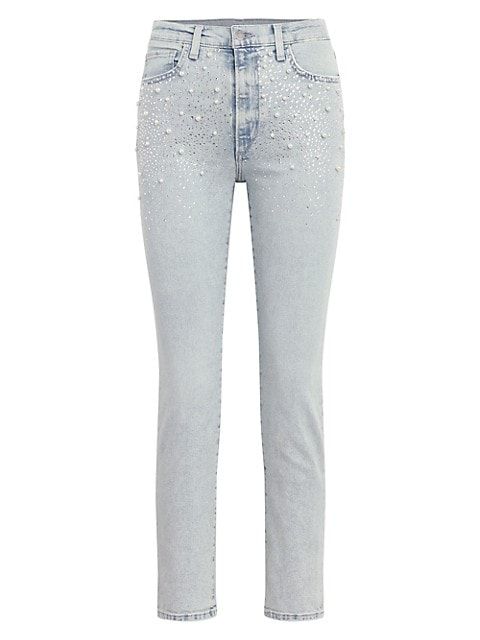 Joe's Jeans Stephanie Gottlieb x Joe's The Luna Embellished Ankle Jeans | Saks Fifth Avenue