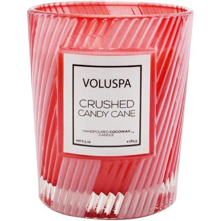 Voluspa Crushed Candy Cane Classic Candle 6.5 oz. | Walmart (US)