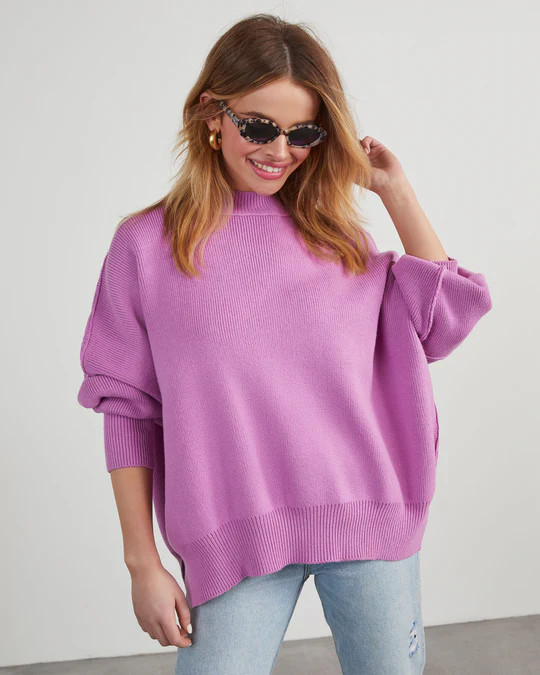 Elouise Knit Oversized Pullover Sweater | VICI