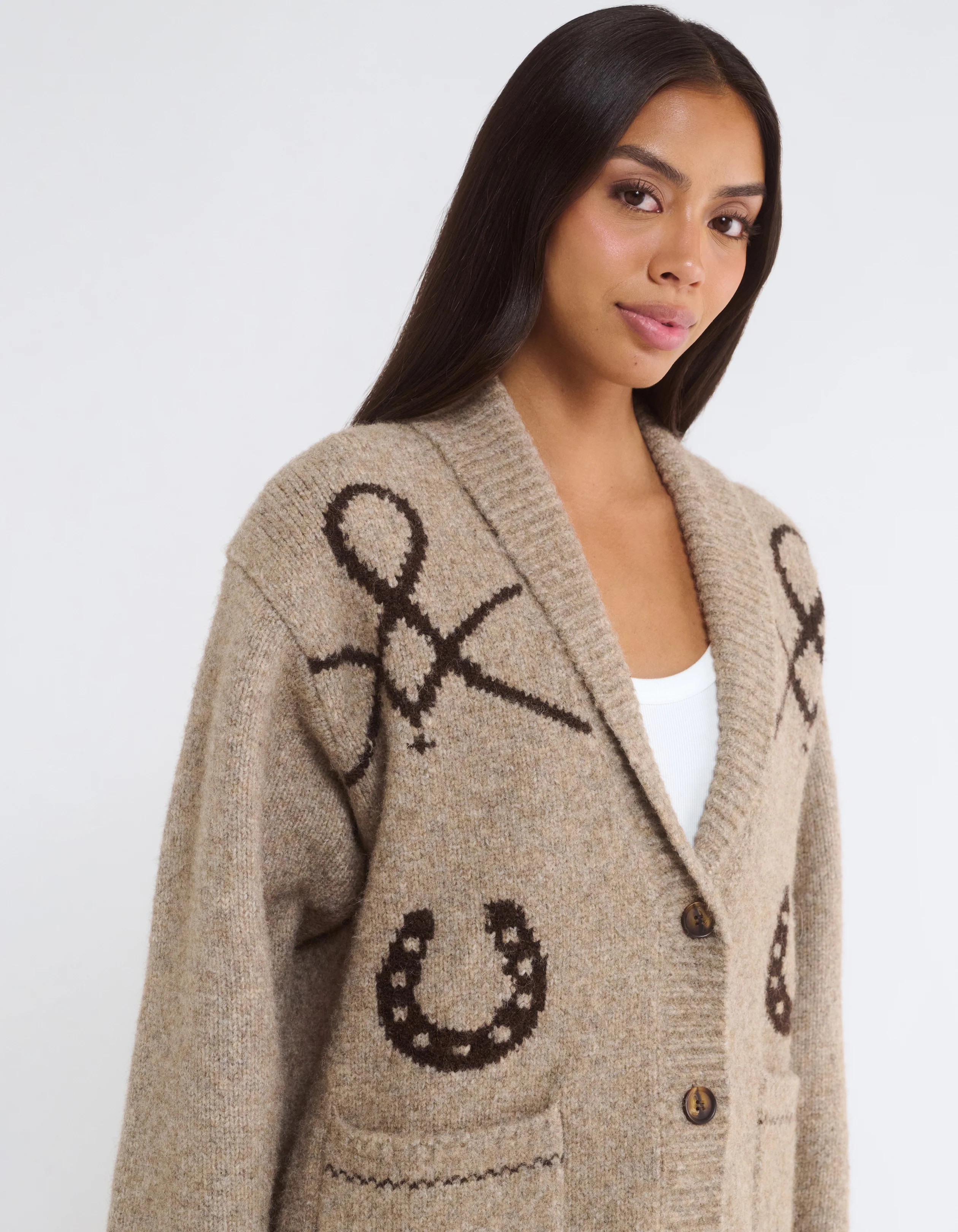 Wild Horses Cardigan | Mocha Heather | Rumored