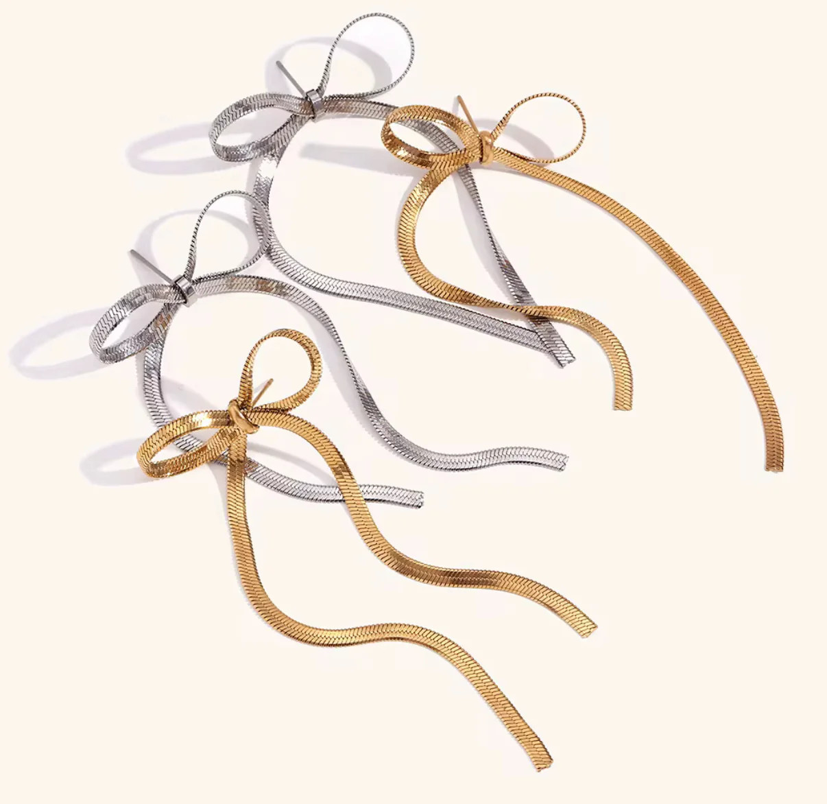 Bow Statement Earrings | Pierced by Ash Design