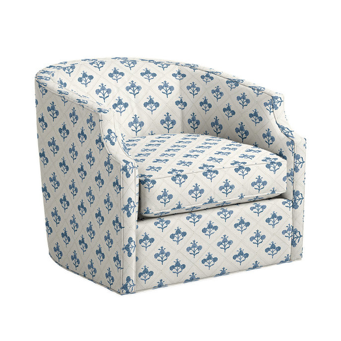 Skylar Swivel Glider with Down Blend Cushion & Hardwood Frame Made in USA | Ballard Designs, Inc.