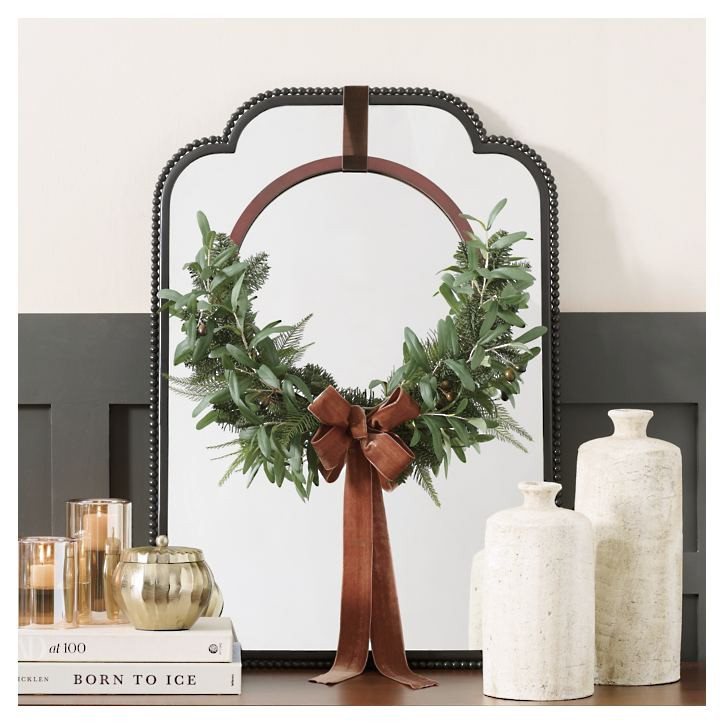 Leafy Olive Hoop Wreath | Grandin Road | Grandin Road