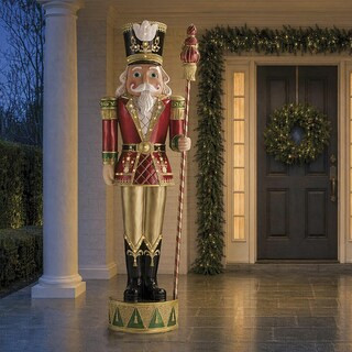 9 ft. LED Giant Nutcrackers | Frontgate