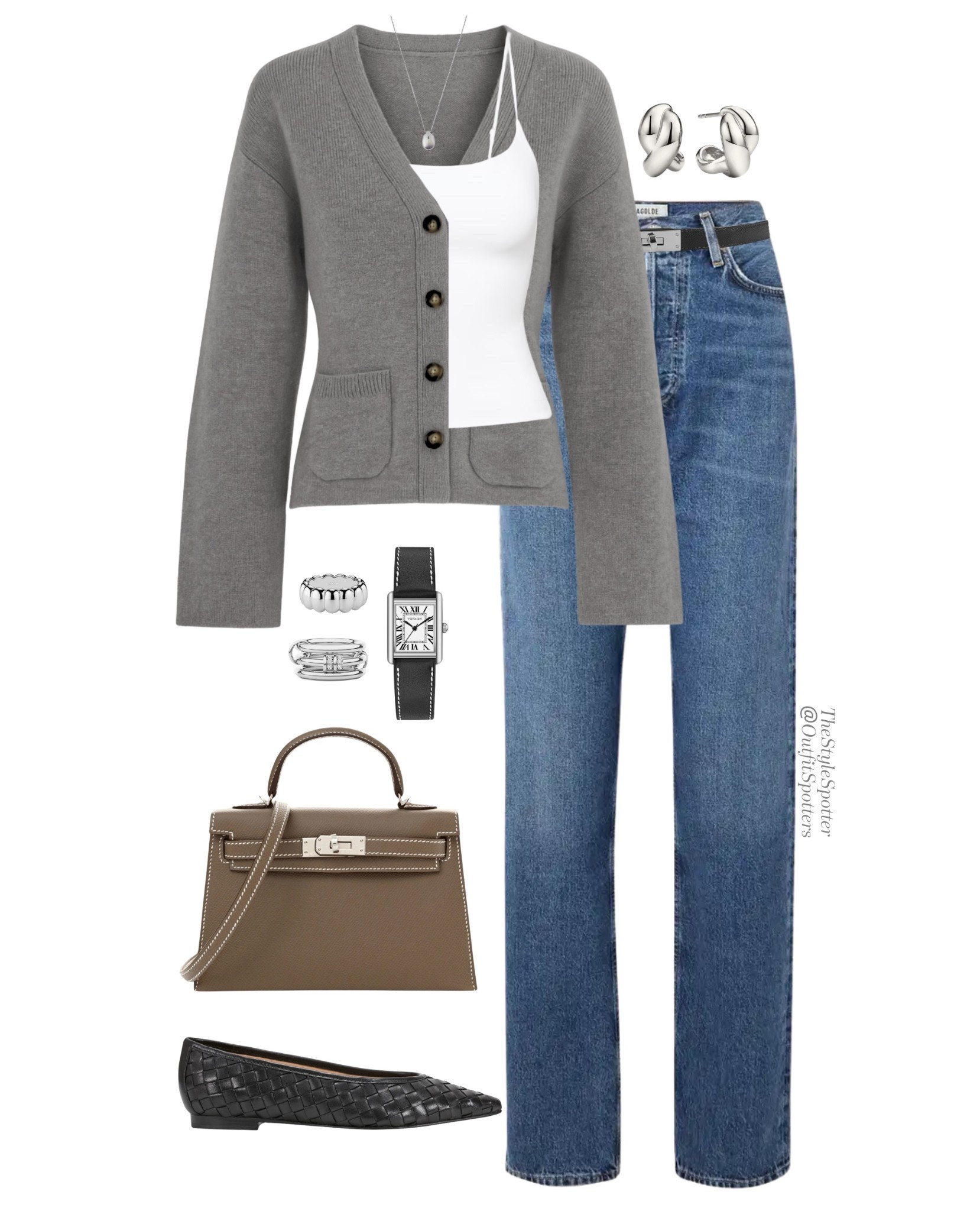 Fall Outfit Idea 🍁 
A fall look is the perfect combination or classic staples layered for the swinging temperature. Includes soft hues and unique textures such as suede, cashmere, or denim. 
Shop this look👇🏼 🤎 


#LTKFindsUnder100 #LTKU #LTKSeasonal