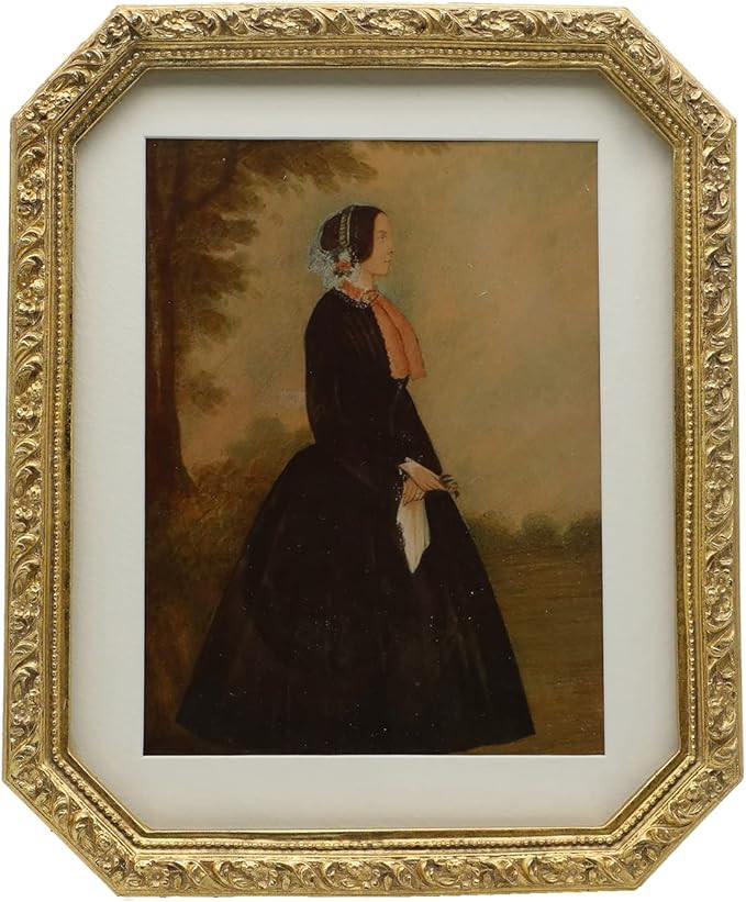 YULINK 8x10 Vintage Picture Frame, Antique Ornate Gold Octagon Photo Frame with Mat, for Tabletop... | Amazon (US)