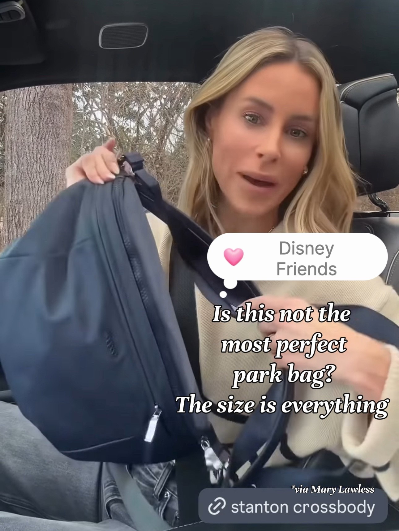 Spotted on Mary Lawless' story abd it looks like it might be the most perfect single day park bag 

Crossbody bag | sling bag | purce | Disney | Disney Outfit | Disneyland outfit 

#LTKdayinmylife #LTKgrwm #LTKTravel