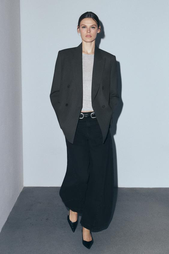 ZW COLLECTION LOW RISE BALLOON JEANS | Zara US