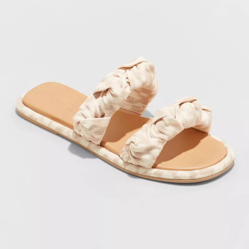 Women's Meg Knotted Slide Sandals - Universal Thread™ | Target