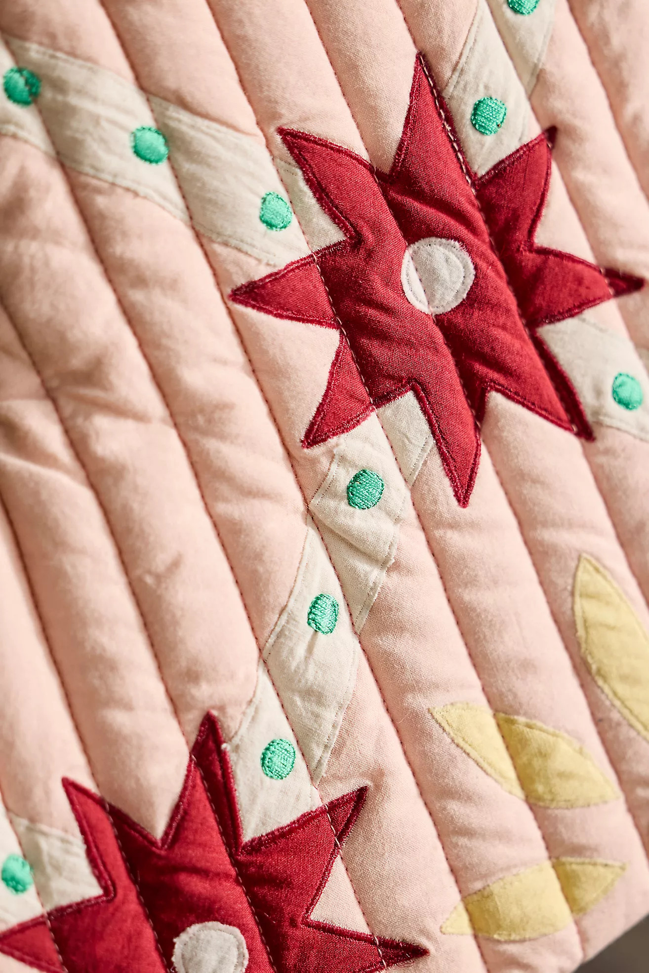 Patchwork Quilt Cotton Stocking | Anthropologie (US)