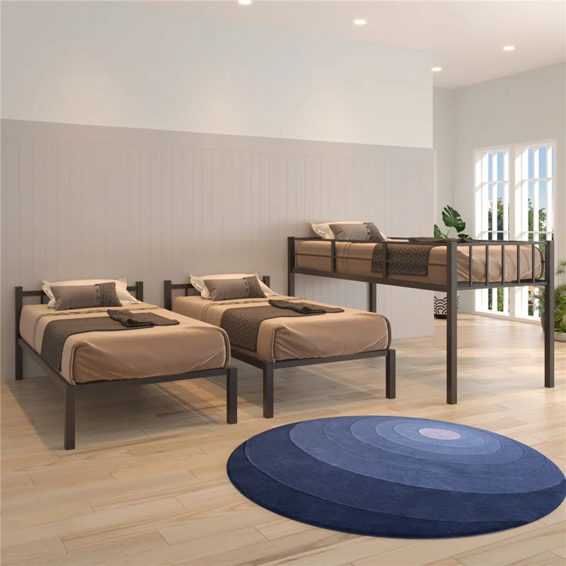 Viv + Rae™ Harriss Triple Bunk Bed by Viv + Rae™ & Reviews | Wayfair | Wayfair North America