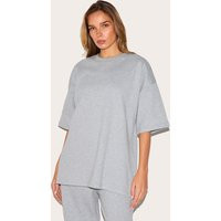 Grey Jersey Oversized T-shirt, Grey | PrettyLittleThing UK