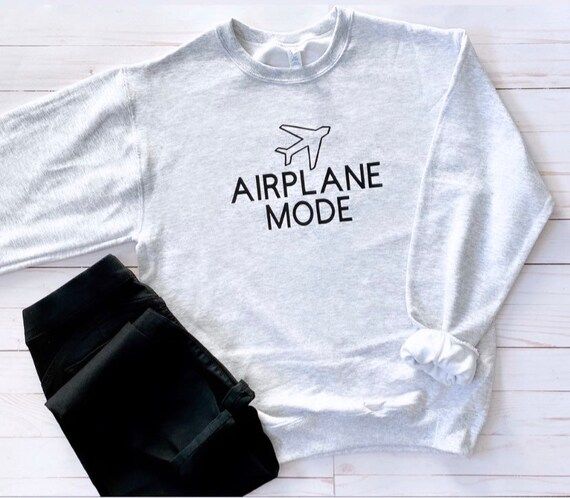 Airplane Mode Graphic Shirt | travel | vacation | travel style | cute | trendy | spring break | f... | Etsy (US)