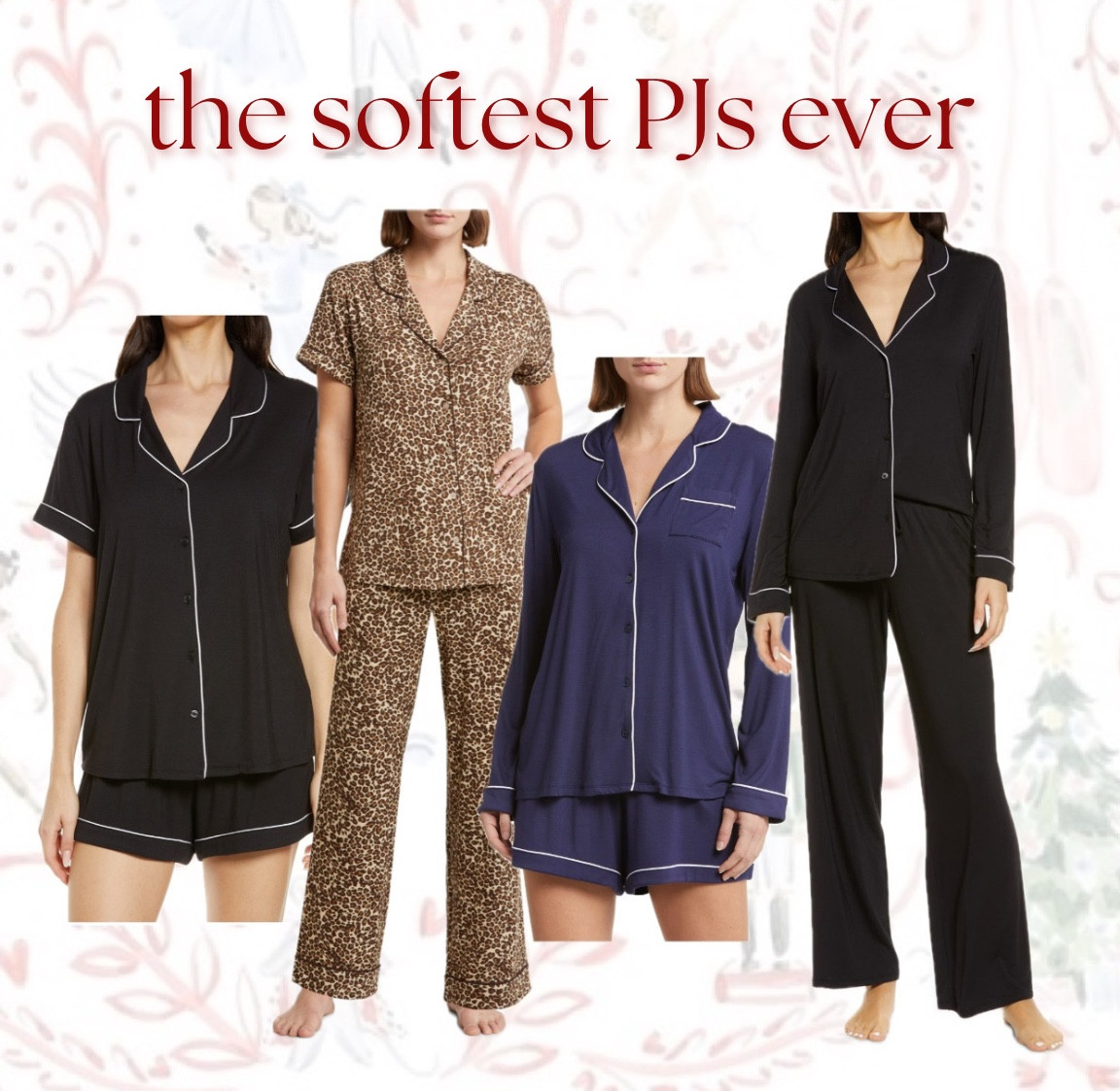 It’s the best time to get the softest pjs ever during the Nordstrom Black Friday sale! I have several pairs and they make the perfect gift! They run pretty TTS, the long sleeve pairs are slightly oversized!

Women’s Christmas gift / gift guide for her / ladies pajama set 

#LTKHoliday #LTKFindsUnder50 #LTKGiftGuide