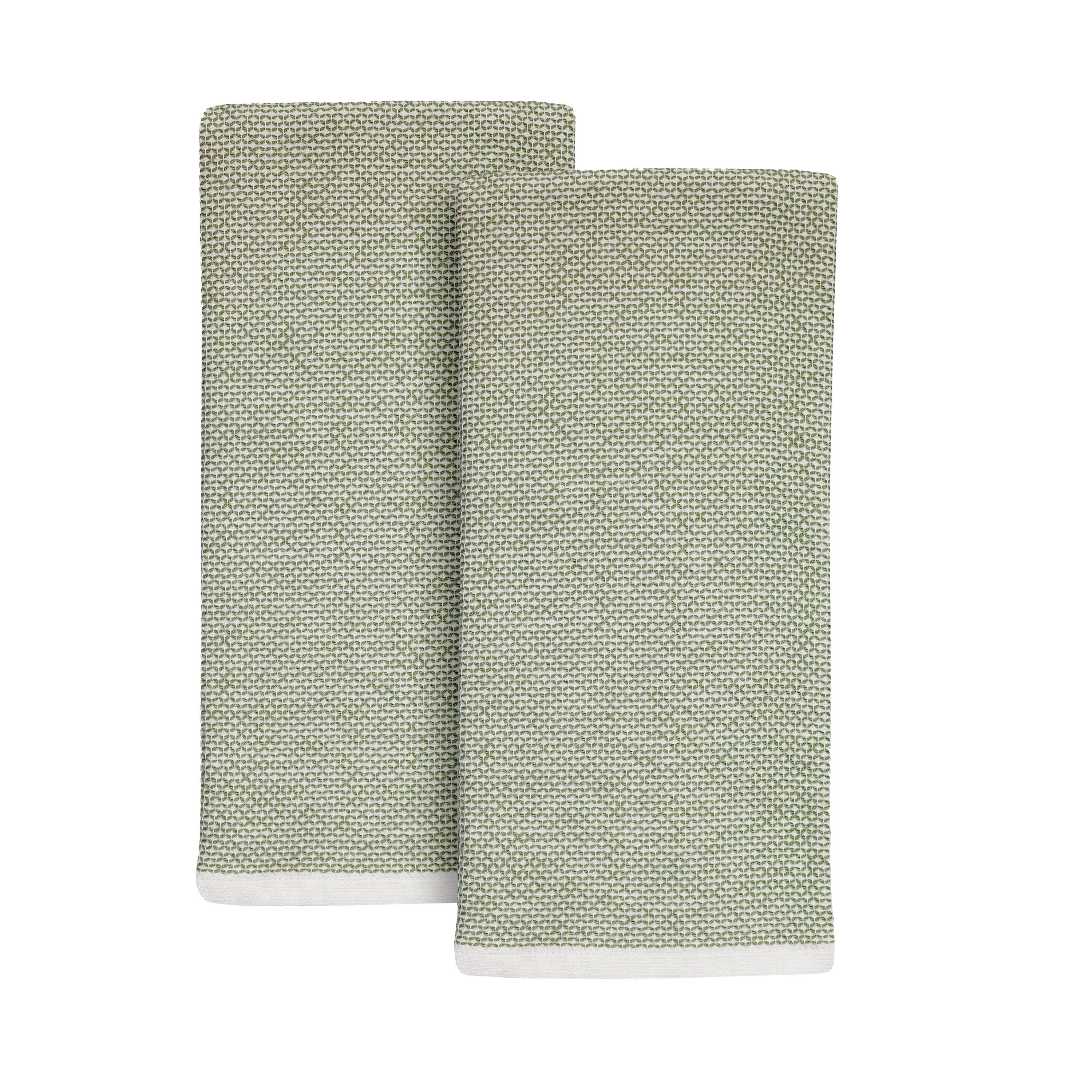 Better Homes & Gardens 2 Piece Flat Woven Kitchen Towel, Green | Walmart (US)