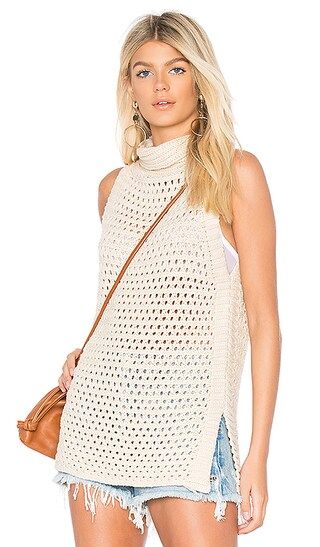 Free People Northern Lights Vest in Ivory | REVOLVE | Revolve Clothing (Global)