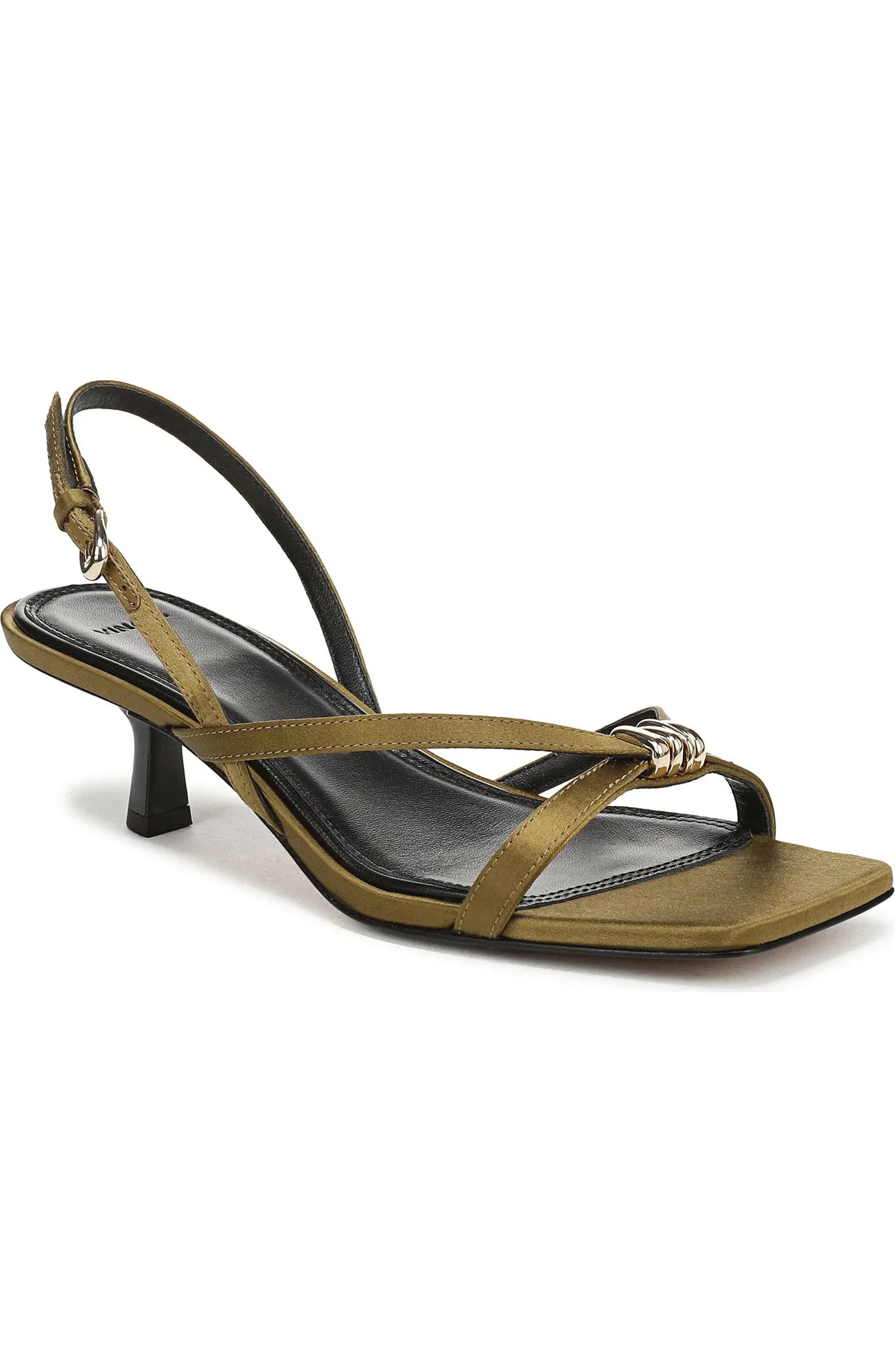 Tali Slingback Kitten Heel Sandal (Women) | Nordstrom