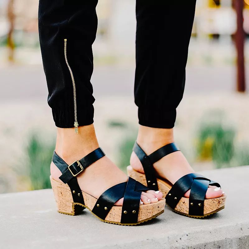 Journee Collection Valentina Women's Platform Sandals | Kohl's