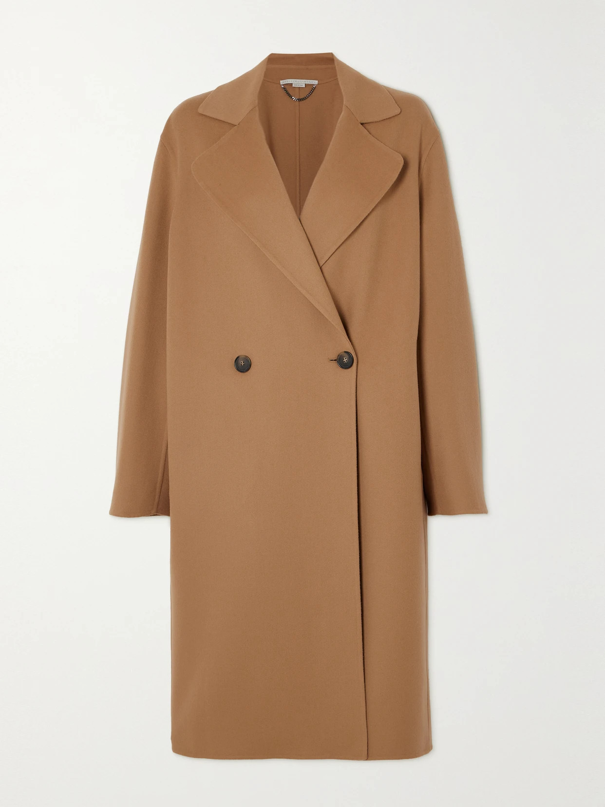 Stella McCartney - Iconic Double-breasted Wool Coat - Brown | NET-A-PORTER (US)