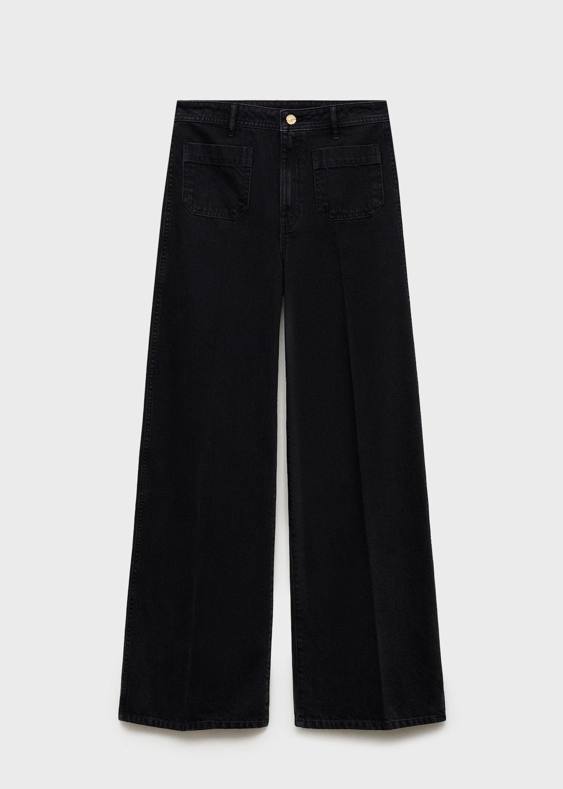 Wideleg jeans with pockets - Women | MANGO United Kingdom | MANGO (UK)