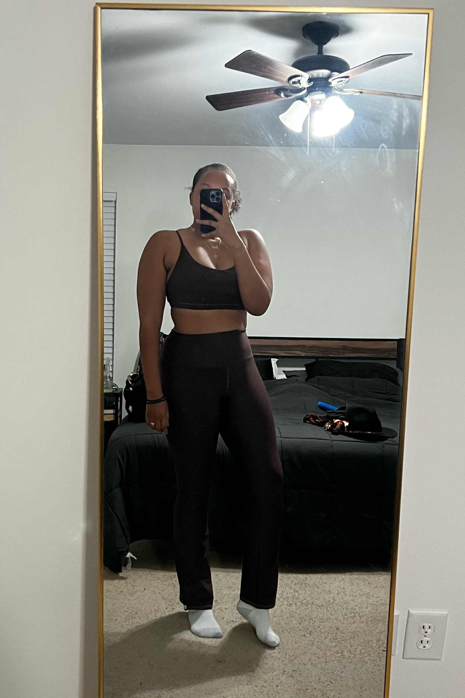 A gym set customizable to your body needs. I got a tapered waist and extended leg length for my perfect fit from @ Greatly and co  #ad 

#LTKActive #LTKMidsize #LTKFitness