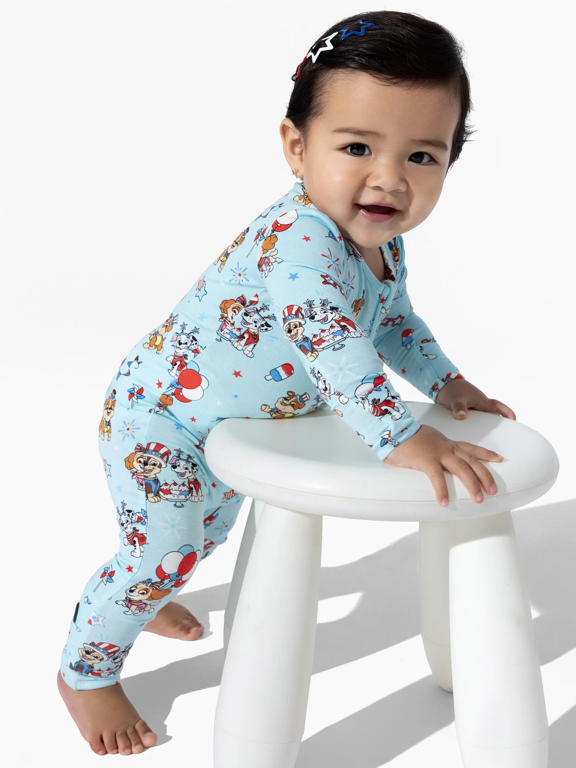 PAW Patrol: Patriotic Pups Bamboo Convertible Footie | Bellabu Bear