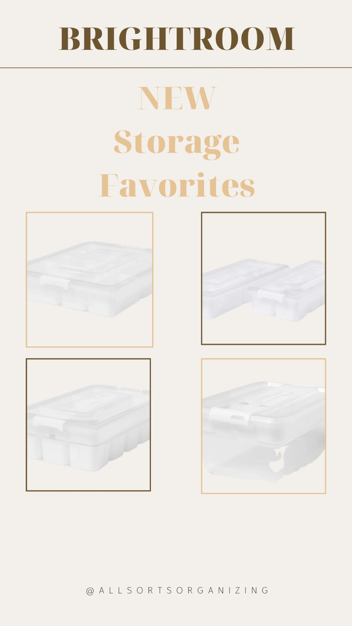 These storage containers are GREAT for kids craft supplies or toys with lots of small pieces.

#LTKFindsUnder50 #LTKKids #LTKHome