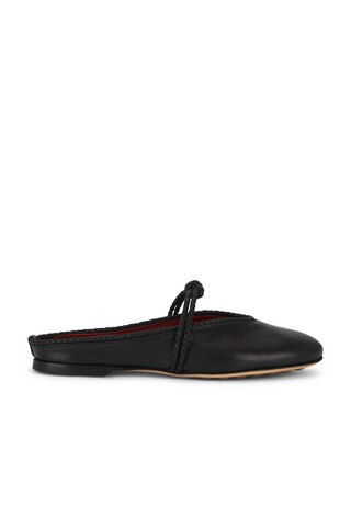 Bottega Veneta Rosa Mary Jane Ballerina Mule in Black - Black. Size 37.5 (also in 36.5, 38, 39.5, 40). | FWRD 
