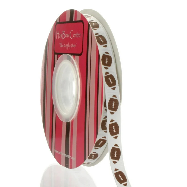 3/8" Football Grosgrain Ribbon 100 Yard | Walmart (US)