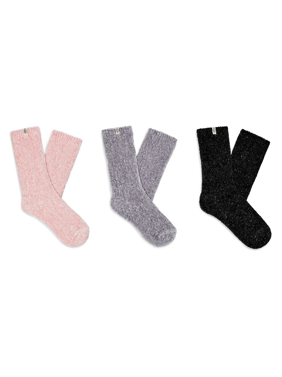 3-Pack Leda Sparkle Crew Socks | Saks Fifth Avenue