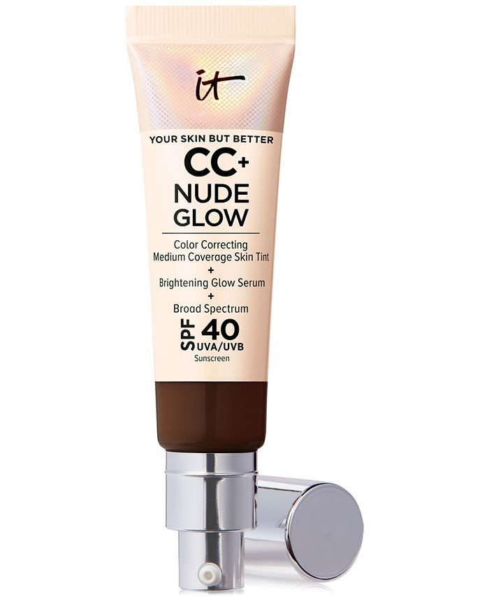 IT Cosmetics CC+ Nude Glow Lightweight Foundation + Glow Serum SPF 40 & Reviews - Makeup - Beauty... | Macys (US)