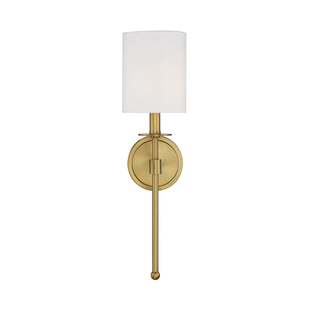 MacDowell 1 - Light Dimmable Wallchiere in Natural Brass | Wayfair North America