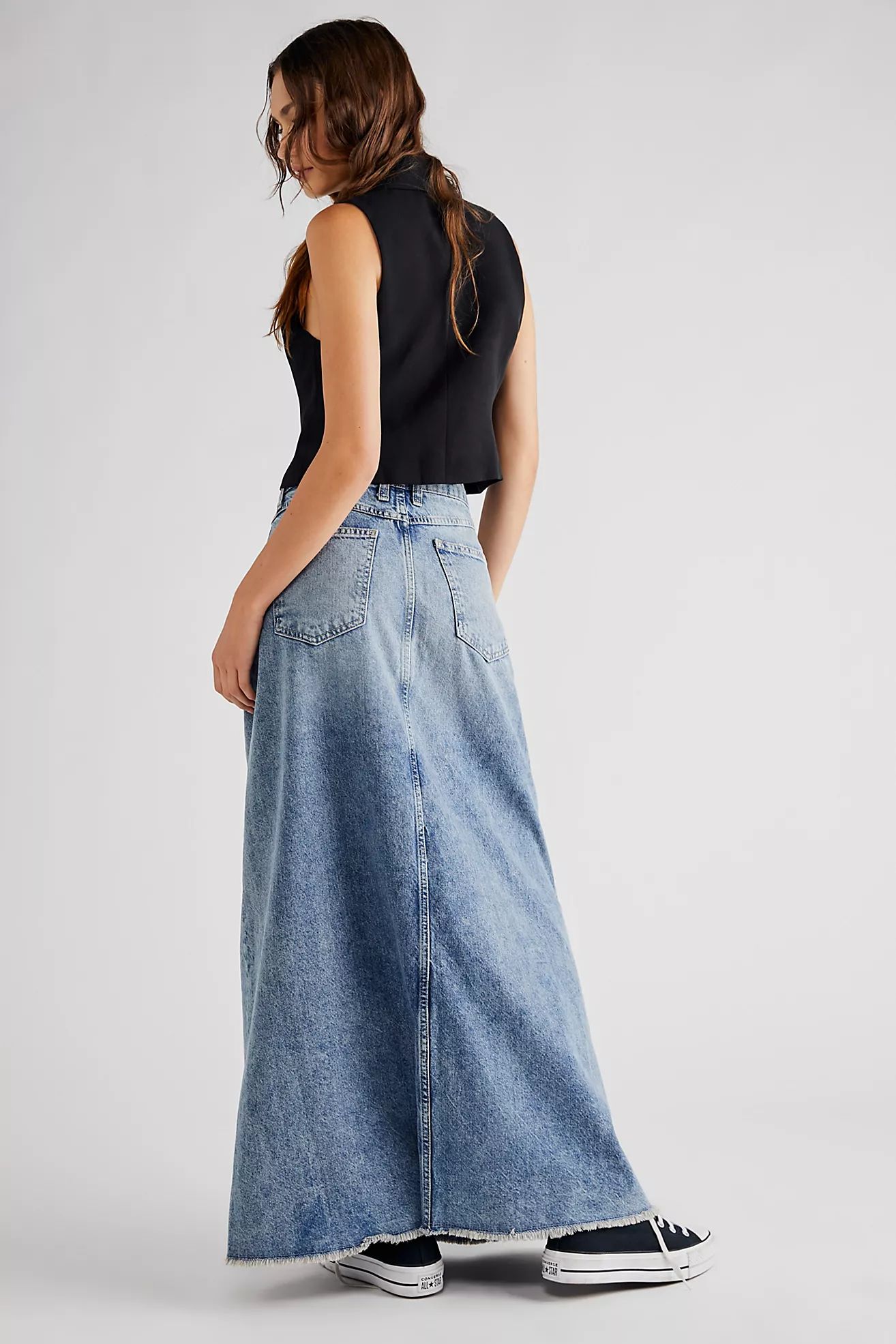 We The Free Come As You Are Denim Maxi Skirt | Free People (UK)