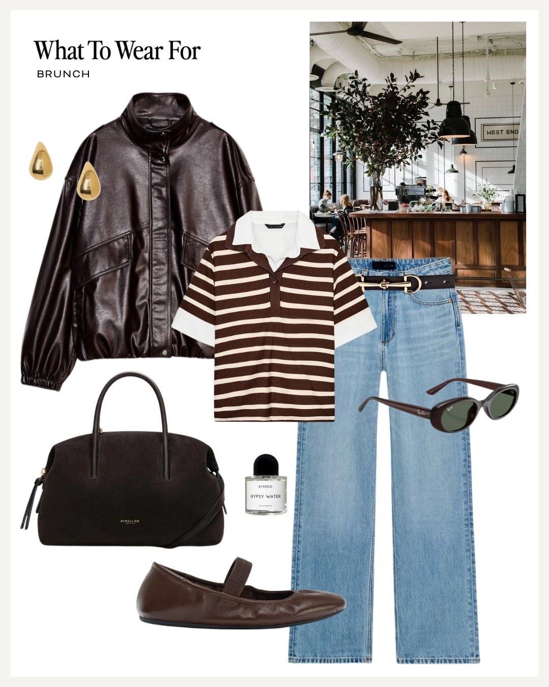Brunch 🫶

Sprint outfits / Zara new in / leather jacket/ striped top / ballet flats 

#LTKspring #LTKstyletip #LTKuk