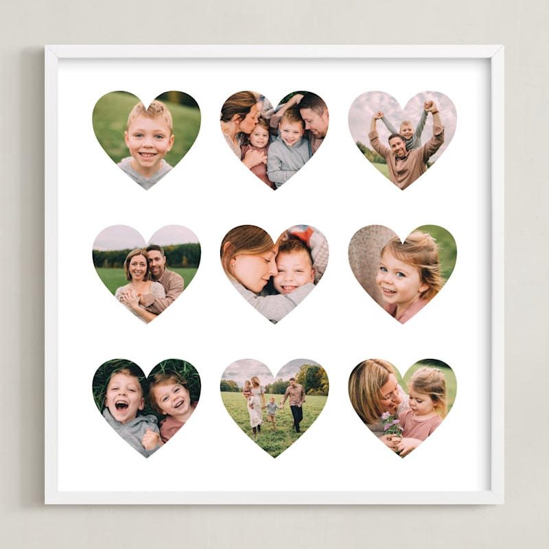 "Heart Gallery - Square" - Custom Photo Art by Minted. | Minted