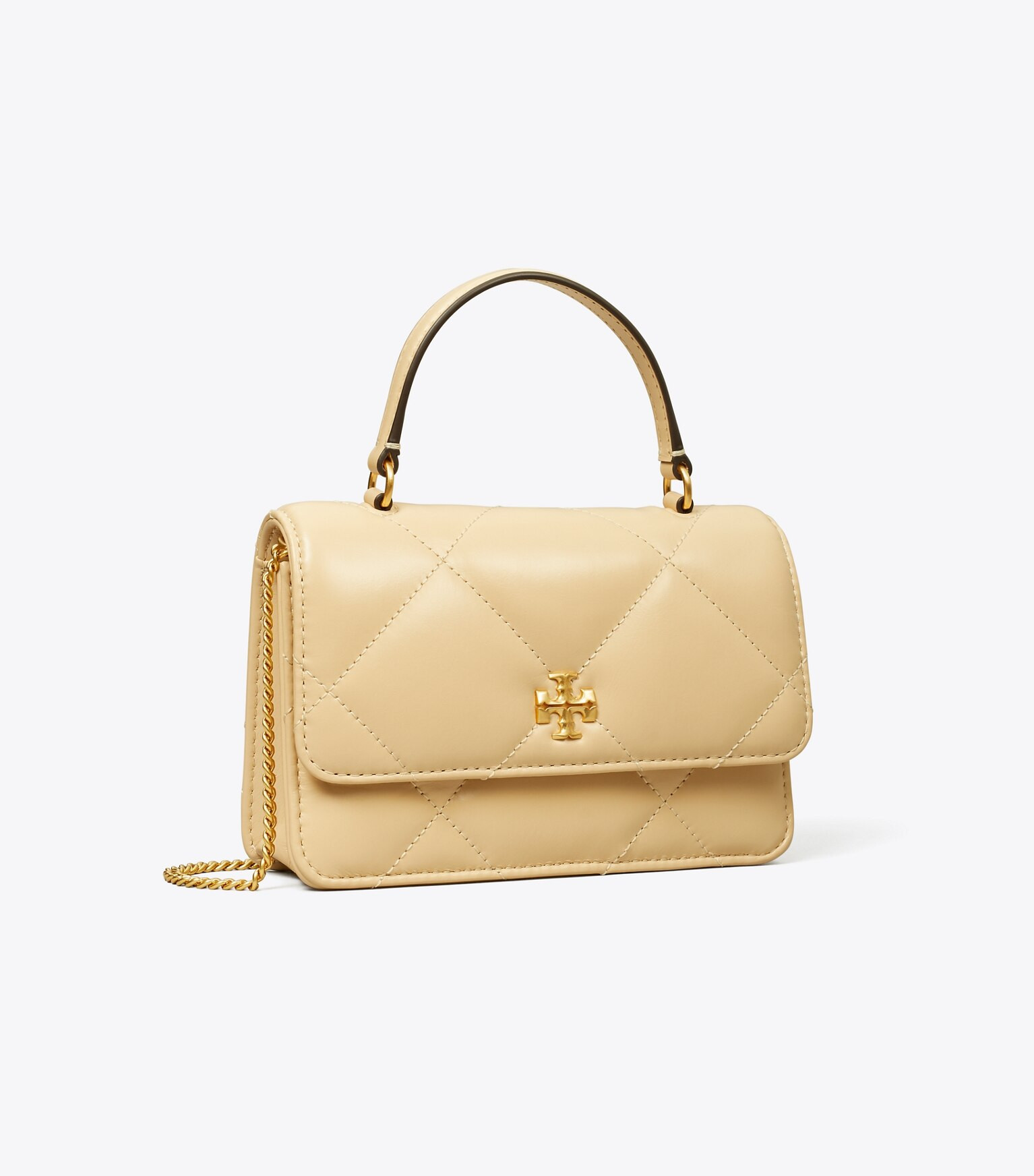 MINI KIRA DIAMOND QUILT TOP-HANDLE CROSSBODY | Tory Burch (US)