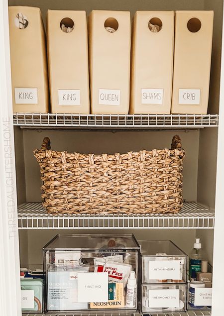 These bedsheet organizers are a game changer! 👏🏻

home organization, linen closet organization, get organized, storage solutions

#LTKfindsunder50 #LTKfamily #LTKhome