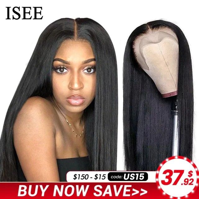 Isee Hair 30inch / 32inch Straight Lace Front Human Hair Wigs For Women Malaysian Straight 13x6 H... | AliExpress (US)