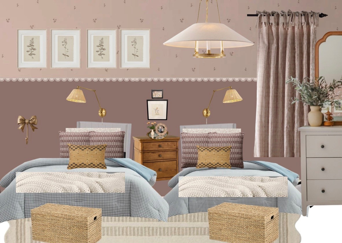Getting ready to change out wallpaper in my girls room & im leaning towards really feminine & pink 🫢

#LTKHome