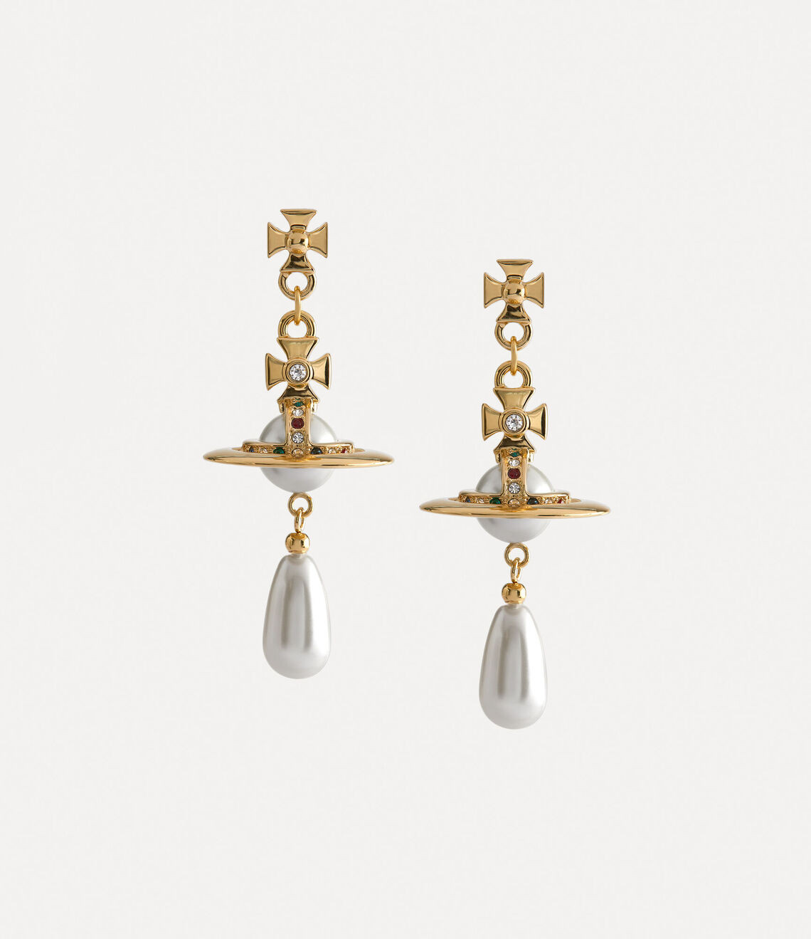Pearl drop earrings | Vivienne Westwood