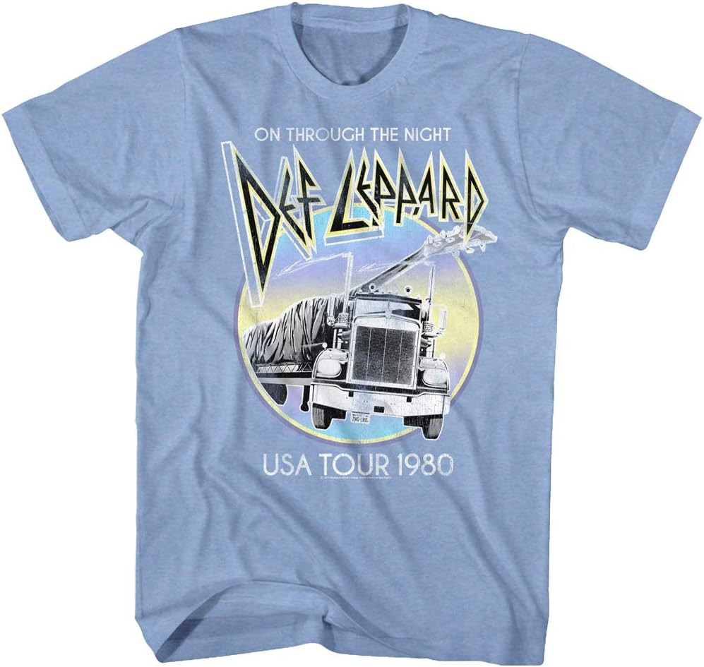 American Classics Def Leppard On Through The Night USA Tour T Shirt | Amazon (US)